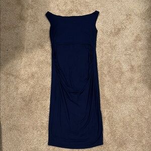 ASOS Maternity Blue Sheath Midi Dress for Cocktail